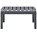 vidaXL Masă de grădină, antracit, 78 x 55 x 38 cm, plastic vidaXL Masă de grădină, antracit, 78 x 55 x 38 cm, plastic