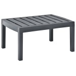 vidaXL Masă de grădină, antracit, 78 x 55 x 38 cm, plastic vidaXL Masă de grădină, antracit, 78 x 55 x 38 cm, plastic