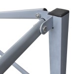 vidaXL Cort de petrecere pliabil cu 2 pereți, antracit, 2 x 2 m, oțel vidaXL Cort de petrecere pliabil cu 2 pereți, antracit, 2 x 2 m, oțel