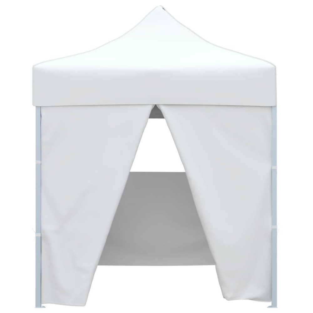 vidaXL Cort de petrecere pliabil cu 4 pereți, alb, 2 x 2 m, oțel