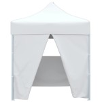 vidaXL Cort de petrecere pliabil cu 4 pereți, alb, 2 x 2 m, oțel vidaXL Cort de petrecere pliabil cu 4 pereți, alb, 2 x 2 m, oțel