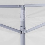 vidaXL Cort de petrecere pliabil cu 4 pereți, alb, 2 x 2 m, oțel vidaXL Cort de petrecere pliabil cu 4 pereți, alb, 2 x 2 m, oțel