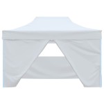 vidaXL Cort de petrecere pliabil cu 4 pereți, alb, 280x410x315 cm, oțel vidaXL Cort de petrecere pliabil cu 4 pereți, alb, 280x410x315 cm, oțel