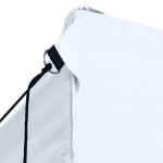 vidaXL Cort de petrecere pliabil cu 4 pereți, alb, 280x410x315 cm, oțel vidaXL Cort de petrecere pliabil cu 4 pereți, alb, 280x410x315 cm, oțel