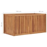 vidaXL Strat înălțat, 100 x 50 x 50 cm, lemn masiv de tec vidaXL Strat înălțat, 100 x 50 x 50 cm, lemn masiv de tec