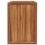 vidaXL Strat înălțat, 100 x 50 x 70 cm, lemn masiv de tec vidaXL Strat înălțat, 100 x 50 x 70 cm, lemn masiv de tec