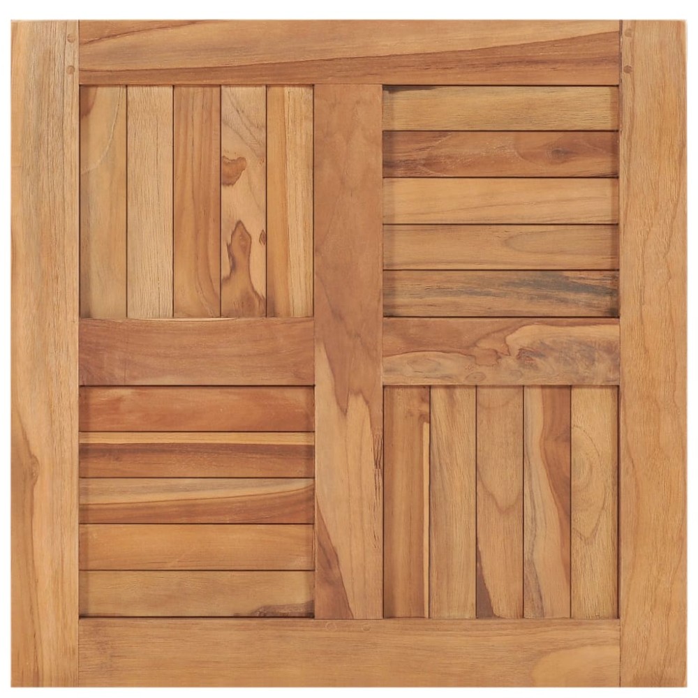 vidaXL Blat de masă, 60 x 60 x 2,5 cm, lemn masiv de tec