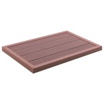 vidaXL Element de podea pentru duș solar, 101 x 63 x 5,5 cm, WPC vidaXL Element de podea pentru duș solar, 101 x 63 x 5,5 cm, WPC