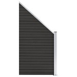 vidaXL Panou de gard, gri, 95x(105-180) cm, WPC vidaXL Panou de gard, gri, 95x(105-180) cm, WPC