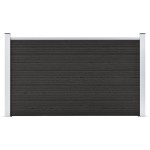 vidaXL Gard de grădină, gri, 180 x 105 cm, WPC vidaXL Gard de grădină, gri, 180 x 105 cm, WPC