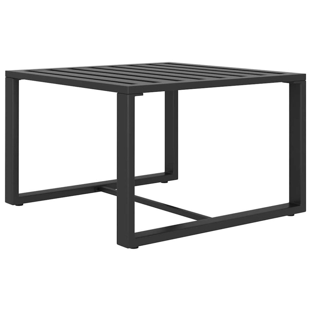 vidaXL Masă de cafea, antracit, aluminiu