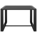 vidaXL Masă de cafea, antracit, aluminiu vidaXL Masă de cafea, antracit, aluminiu