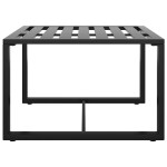 vidaXL Masă de cafea, antracit, aluminiu vidaXL Masă de cafea, antracit, aluminiu