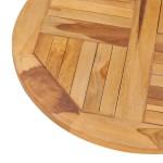 vidaXL Platou rotativ de masă, lemn masiv de tec vidaXL Platou rotativ de masă, lemn masiv de tec