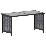 vidaXL Set mobilier de grădină cu perne, 9 piese, antracit, poliratan vidaXL Set mobilier de grădină cu perne, 9 piese, antracit, poliratan