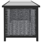 vidaXL Set mobilier de grădină cu perne, 9 piese, antracit, poliratan vidaXL Set mobilier de grădină cu perne, 9 piese, antracit, poliratan