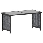 vidaXL Set mobilier de grădină cu perne, 8 piese, antracit, poliratan vidaXL Set mobilier de grădină cu perne, 8 piese, antracit, poliratan