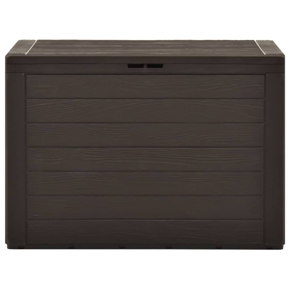 vidaXL Ladă de depozitare pentru grădină, maro, 78 x 44 x 55 cm