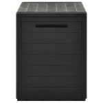 vidaXL Ladă de depozitare pentru grădină, antracit, 78 x 44 x 55 cm vidaXL Ladă de depozitare pentru grădină, antracit, 78 x 44 x 55 cm