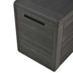 vidaXL Ladă de depozitare pentru grădină, antracit, 78 x 44 x 55 cm vidaXL Ladă de depozitare pentru grădină, antracit, 78 x 44 x 55 cm