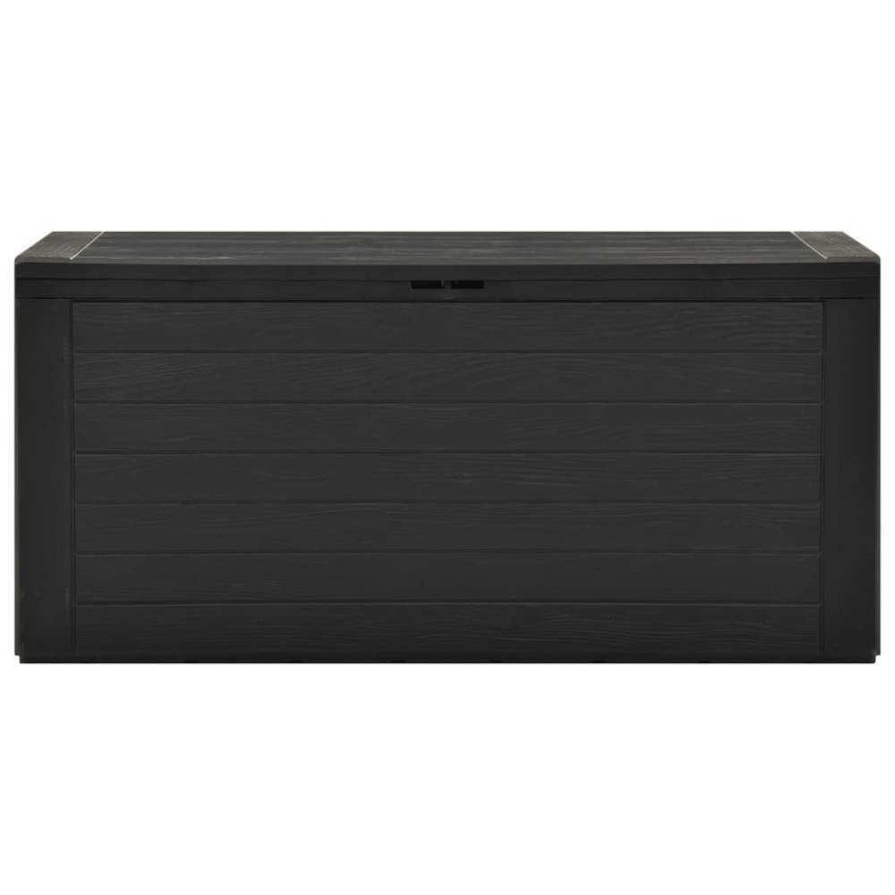 vidaXL Ladă de depozitare pentru grădină, antracit, 116 x 44 x 55 cm
