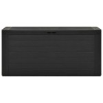 vidaXL Ladă de depozitare pentru grădină, antracit, 116 x 44 x 55 cm vidaXL Ladă de depozitare pentru grădină, antracit, 116 x 44 x 55 cm