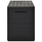 vidaXL Ladă de depozitare pentru grădină, antracit, 116 x 44 x 55 cm vidaXL Ladă de depozitare pentru grădină, antracit, 116 x 44 x 55 cm