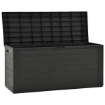vidaXL Ladă de depozitare pentru grădină, antracit, 116 x 44 x 55 cm vidaXL Ladă de depozitare pentru grădină, antracit, 116 x 44 x 55 cm