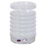 vidaXL Deshidrator de alimente cu 6 tăvi stivuibile (rotund) vidaXL Deshidrator de alimente cu 6 tăvi stivuibile (rotund)