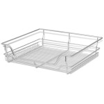 vidaXL Coșuri retractabile din sârmă, 2 buc., argintiu, 600 mm vidaXL Coșuri retractabile din sârmă, 2 buc., argintiu, 600 mm