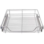 vidaXL Coșuri retractabile din sârmă, 2 buc., argintiu, 600 mm vidaXL Coșuri retractabile din sârmă, 2 buc., argintiu, 600 mm