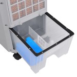 vidaXL Răcitor de aer portabil, 120 W, 8 L, 385 m³/h, 37,5x35x94,5 cm vidaXL Răcitor de aer portabil, 120 W, 8 L, 385 m³/h, 37,5x35x94,5 cm