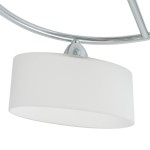 vidaXL Lustră cu abajururi din sticlă elipsoide, 5 becuri E14, 200 W vidaXL Lustră cu abajururi din sticlă elipsoide, 5 becuri E14, 200 W