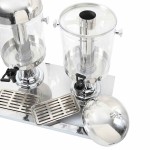 vidaXL Dozator dublu de suc din oțel inoxidabil 2 x 8 L vidaXL Dozator dublu de suc din oțel inoxidabil 2 x 8 L