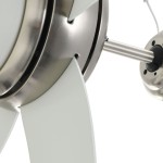 vidaXL Ventilator tavan decorativ cu iluminare, 128 cm, alb vidaXL Ventilator tavan decorativ cu iluminare, 128 cm, alb