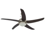 vidaXL Ventilator tavan decorativ cu iluminare, 128 cm, maro vidaXL Ventilator tavan decorativ cu iluminare, 128 cm, maro
