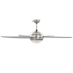 vidaXL Ventilator tavan decorativ cu iluminare, 128 cm, maro vidaXL Ventilator tavan decorativ cu iluminare, 128 cm, maro
