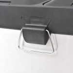 vidaXL Coș gunoi cu pedale pentru reciclare, oțel inoxidabil, 36 L vidaXL Coș gunoi cu pedale pentru reciclare, oțel inoxidabil, 36 L