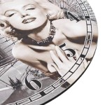 vidaXL Ceas de perete vintage Marilyn Monroe, 30 cm vidaXL Ceas de perete vintage Marilyn Monroe, 30 cm