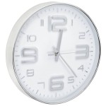 vidaXL Ceas de perete, argintiu, 30 cm vidaXL Ceas de perete, argintiu, 30 cm