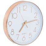 vidaXL Ceas de perete, auriu rose, 30 cm