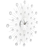 vidaXL Ceas de perete, mecanism cuarț, 50 cm, design modern vidaXL Ceas de perete, mecanism cuarț, 50 cm, design modern