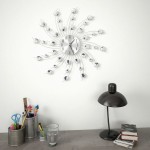 vidaXL Ceas de perete, mecanism cuarț, 50 cm, design modern vidaXL Ceas de perete, mecanism cuarț, 50 cm, design modern