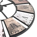 vidaXL Ceas de perete vintage, 60 cm, cu mecanism cuarț, XXL vidaXL Ceas de perete vintage, 60 cm, cu mecanism cuarț, XXL