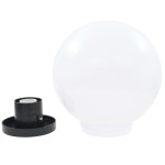 vidaXL Lămpi bol cu LED 2 buc, sferice, 25 cm, PMMA vidaXL Lămpi bol cu LED 2 buc, sferice, 25 cm, PMMA