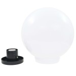 vidaXL Lămpi bol cu LED, 2 buc, sferice, 30 cm, PMMA vidaXL Lămpi bol cu LED, 2 buc, sferice, 30 cm, PMMA