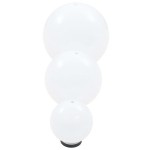 vidaXL Lămpi bol cu LED 3 buc., sferice, 20/30/40 cm, PMMA vidaXL Lămpi bol cu LED 3 buc., sferice, 20/30/40 cm, PMMA