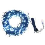 vidaXL Instalație de lumini 400 LED-uri, alb rece, 40 m, int./ext. vidaXL Instalație de lumini 400 LED-uri, alb rece, 40 m, int./ext.