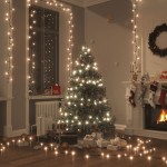 Instalație lumini 1000 LED-uri 100 m 8 efecte de lumină IP44 alb cald Instalație lumini 1000 LED-uri 100 m 8 efecte de lumină IP44 alb cald
