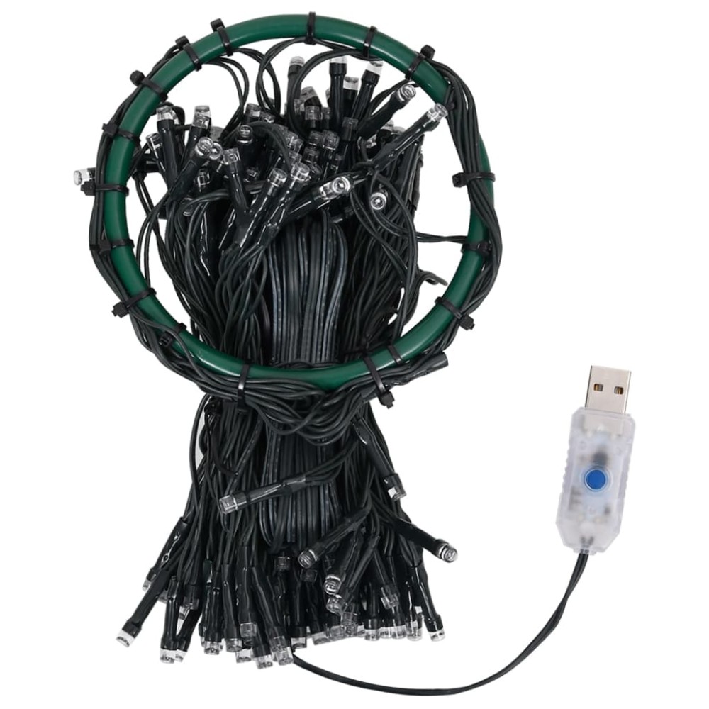 vidaXL Instalație de lumini brad de Crăciun cu 150 LED-uri, 150 cm